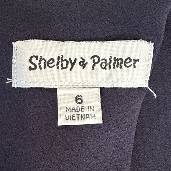 Super Cute, Prim Not Proper Navy Blue Dress w/ Gold Buttons 6 ❤️ - Picture 5 of 7